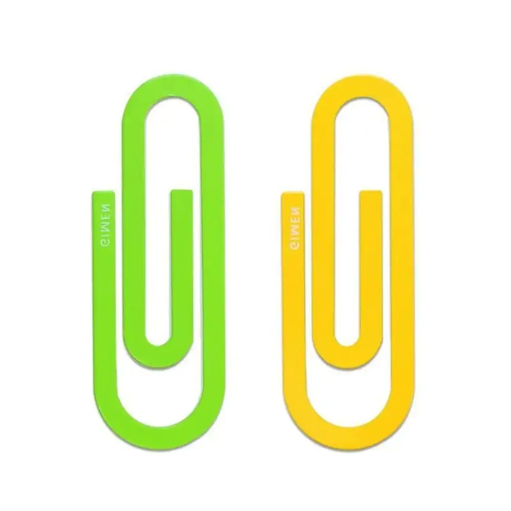 2pcs Giant Gate Iron Paper Clip Bookmark Creative Metal Large Bookmark School Supplies Korean Version Cute Paper Clip