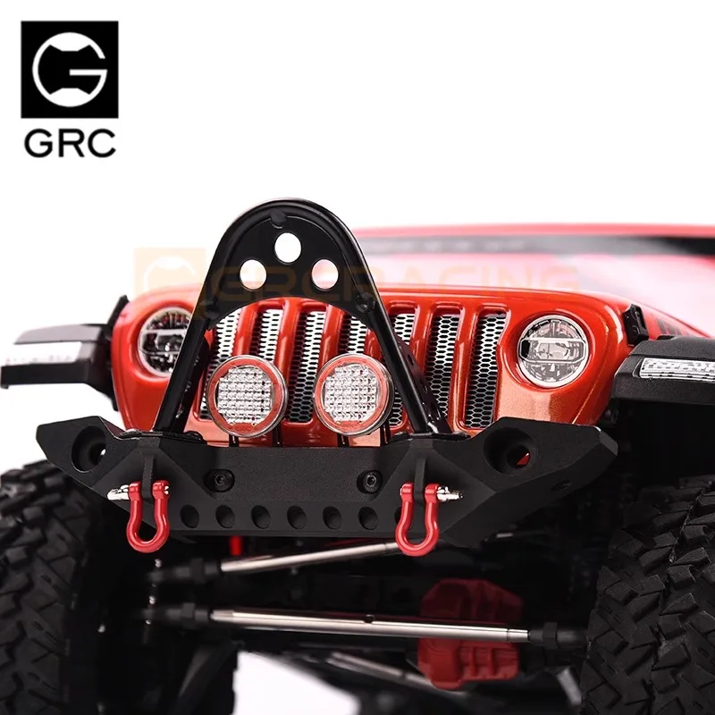 LED Front Bar Extra Verlichting 22mm Ronde Spotlight voor 1/8 1/10 1/18 RC Crawler Auto AXIALE SCX10 TRX-4 RC4WD D90 Tank 300 TRX6