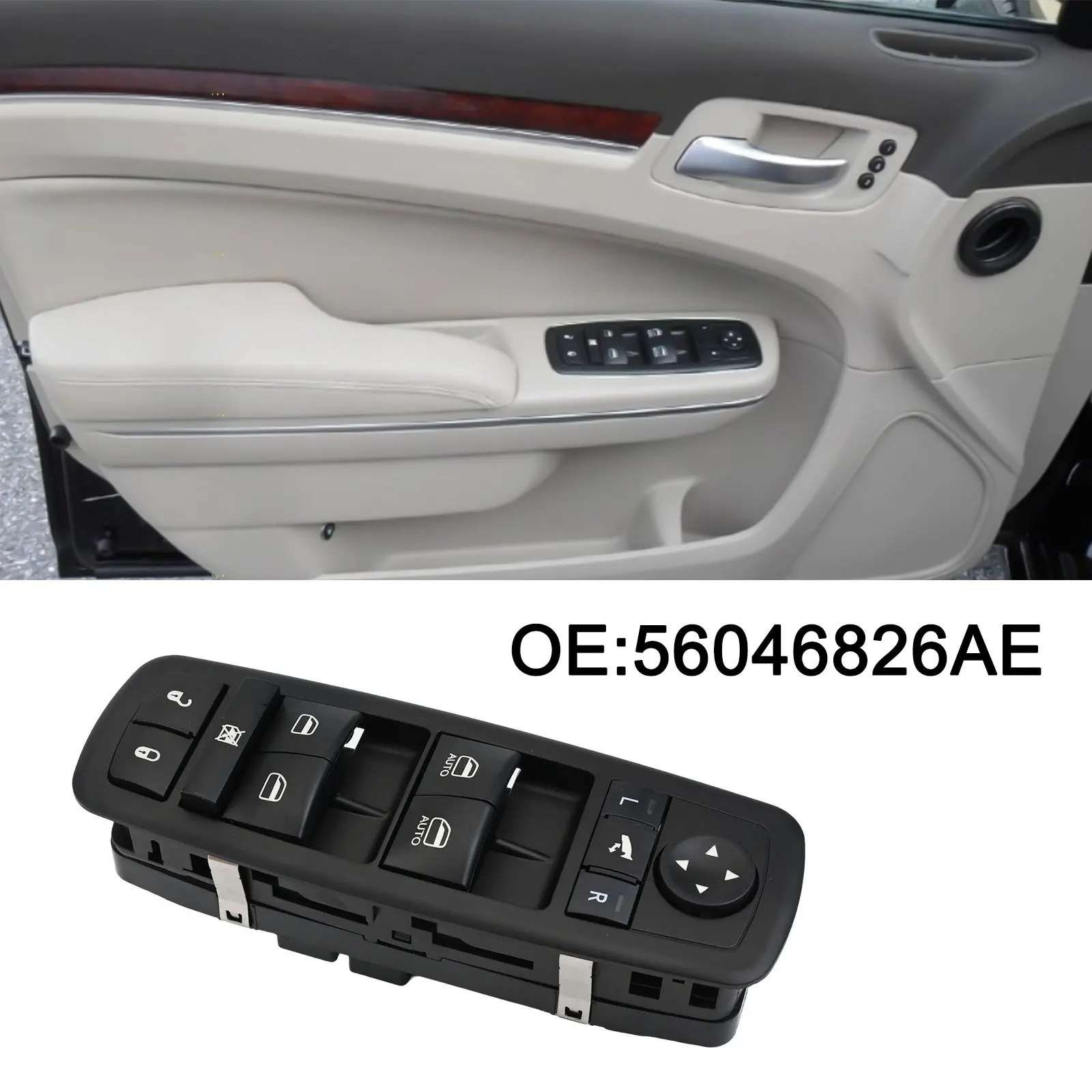 Electric Window Switch Power Window Control Switch Car Replacement Part As Shown In The Figure ABS Material Anti-corrosion