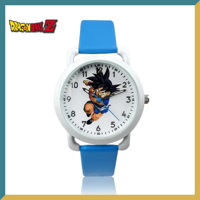 

2022 Anime Peripherals Dragon Ball Goku Fashion and Cute Student Watch Belt Breathable Children Quartz Electronic Watch Gift