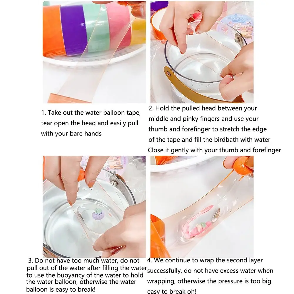 6 ชิ้นเรืองแสงในที่มืดลูกบอลเหนียวเรืองแสงเทปสีสันสุ่มสีเรืองแสง DIY ลูกเทปความปลอดภัย 10M