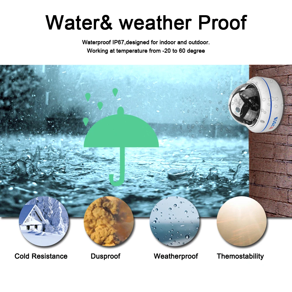 

Jianvision POE NVR IP System 5MP 16CH Vandalproof Network Camera 2.8mm Wide Angle CMOS Sensor Built-in Mic For Indoor Outdoor