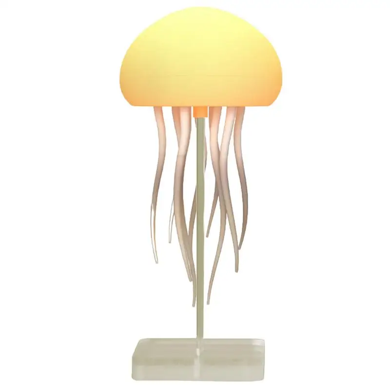 Light Up Jellyfish Voice Control LED Floating Jellyfish Lamp Rechargeable Night Light Smart Table Lamp Jellyfish Lights For Kids