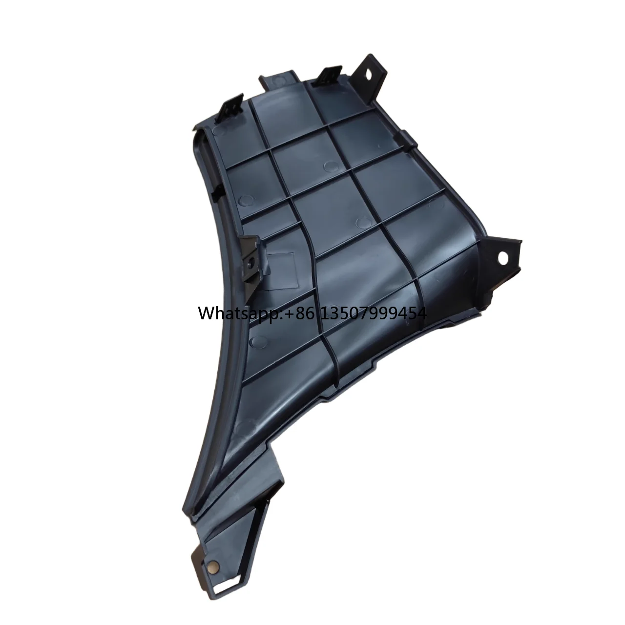 New V Air Duct Support PP Plastic Front Bumper Air Guide Bracket Direct Replacement Bolt-On Universal Fitment Auto Body