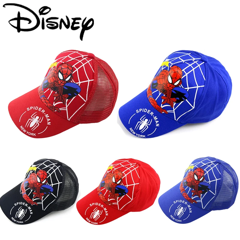 

Disney Anime Spiderman Kids Hats For Boys Girls Summer Autumn Baby Baseball Cap Children's Cute Hip Hop Sun Hat Child Visor Caps