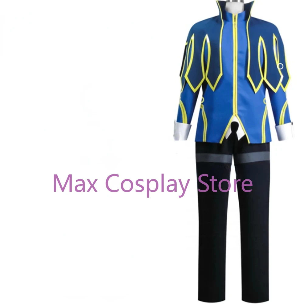 Max Anime Lyon Vastia Reitei Cosplay Costume Blue Uniform Outfits Halloween Christmas Custom size YW