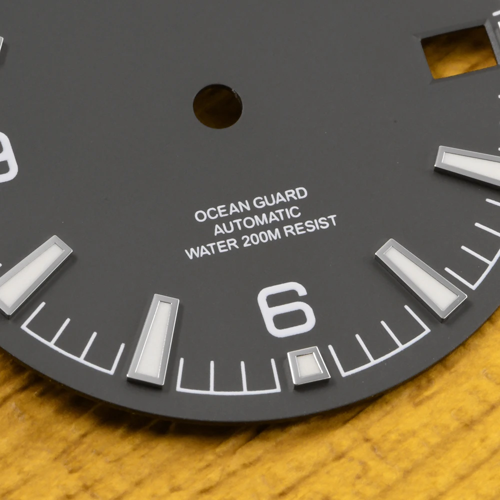 HEIMDALLR Watch Dial 29mm Watch Dials 3.0 O'clock Dial BGW-9 Super Luminous Watch Accessories for NH35/36 Movements Watch Dial