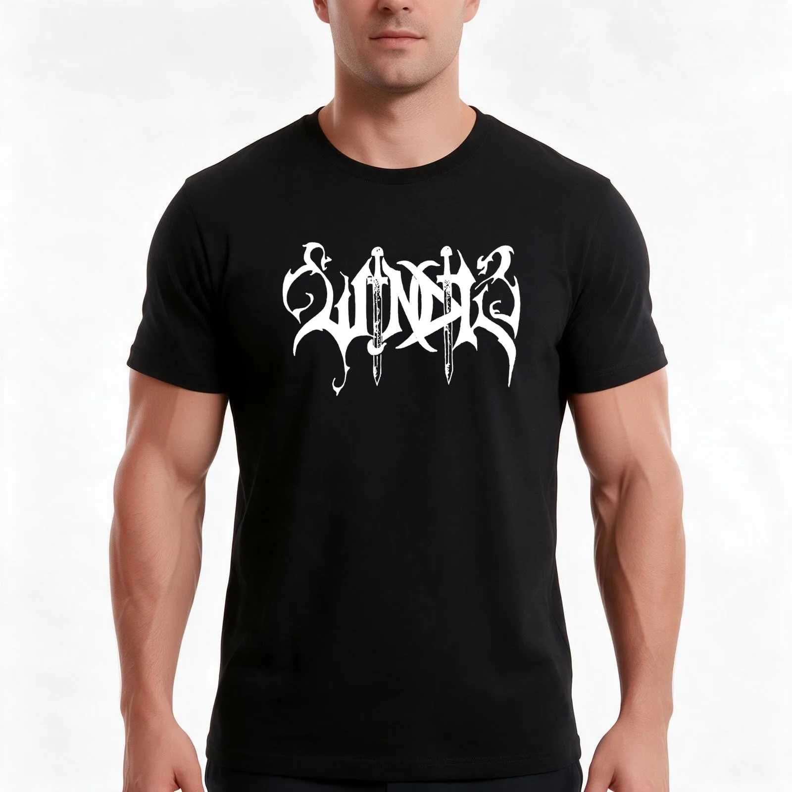 Windir Black Metal Norway Norwegian Valfar T-Shirt, Summer Casual Cotton Tee, Oversized Streetwear Tops, Vintage Graphic Print