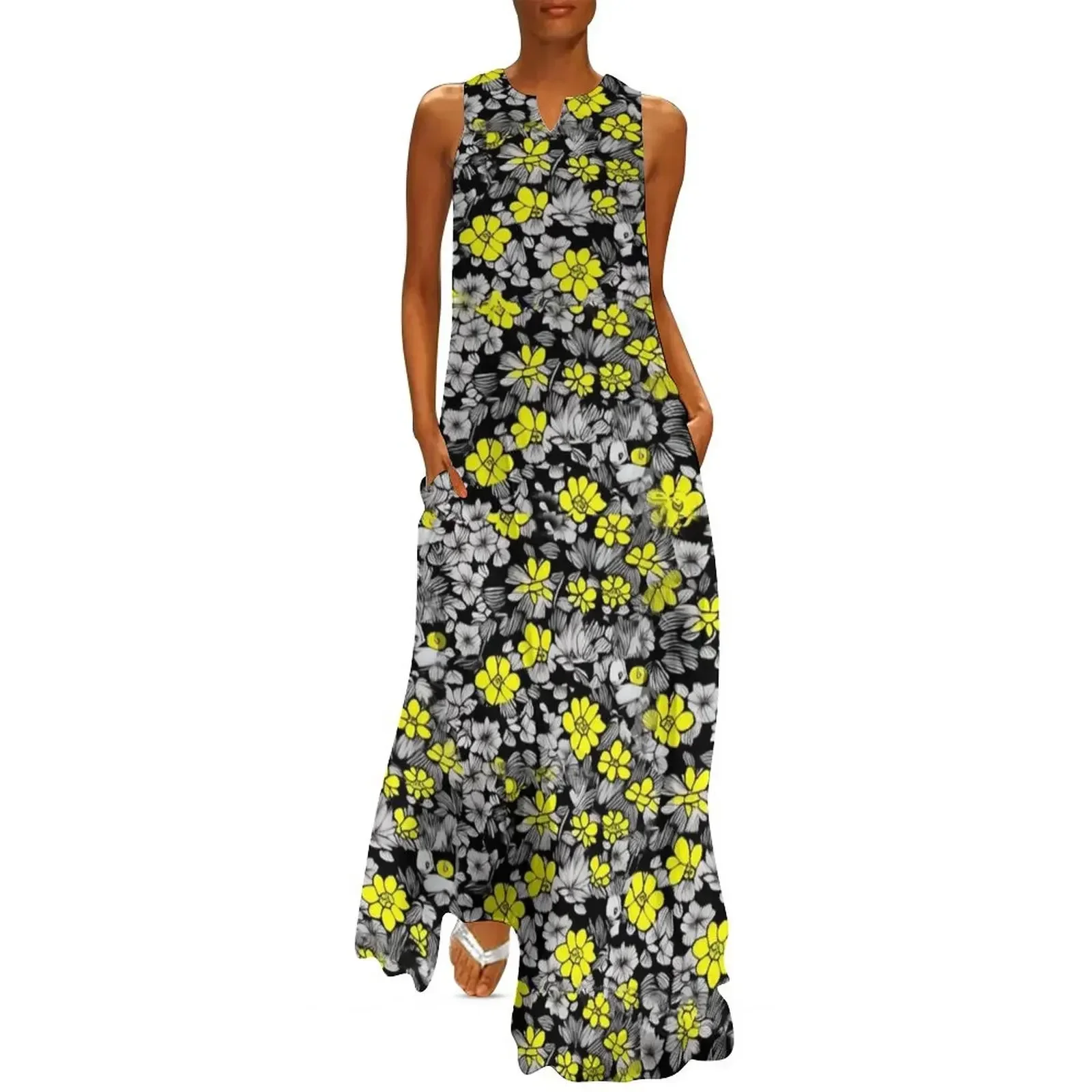 

FIND SOMEONE WHO GROWS FLOWERS IN THE DARKEST PARTS OF YOU -FUNNY PATTERN Long Dress Womens dresses Women's evening dress Dress