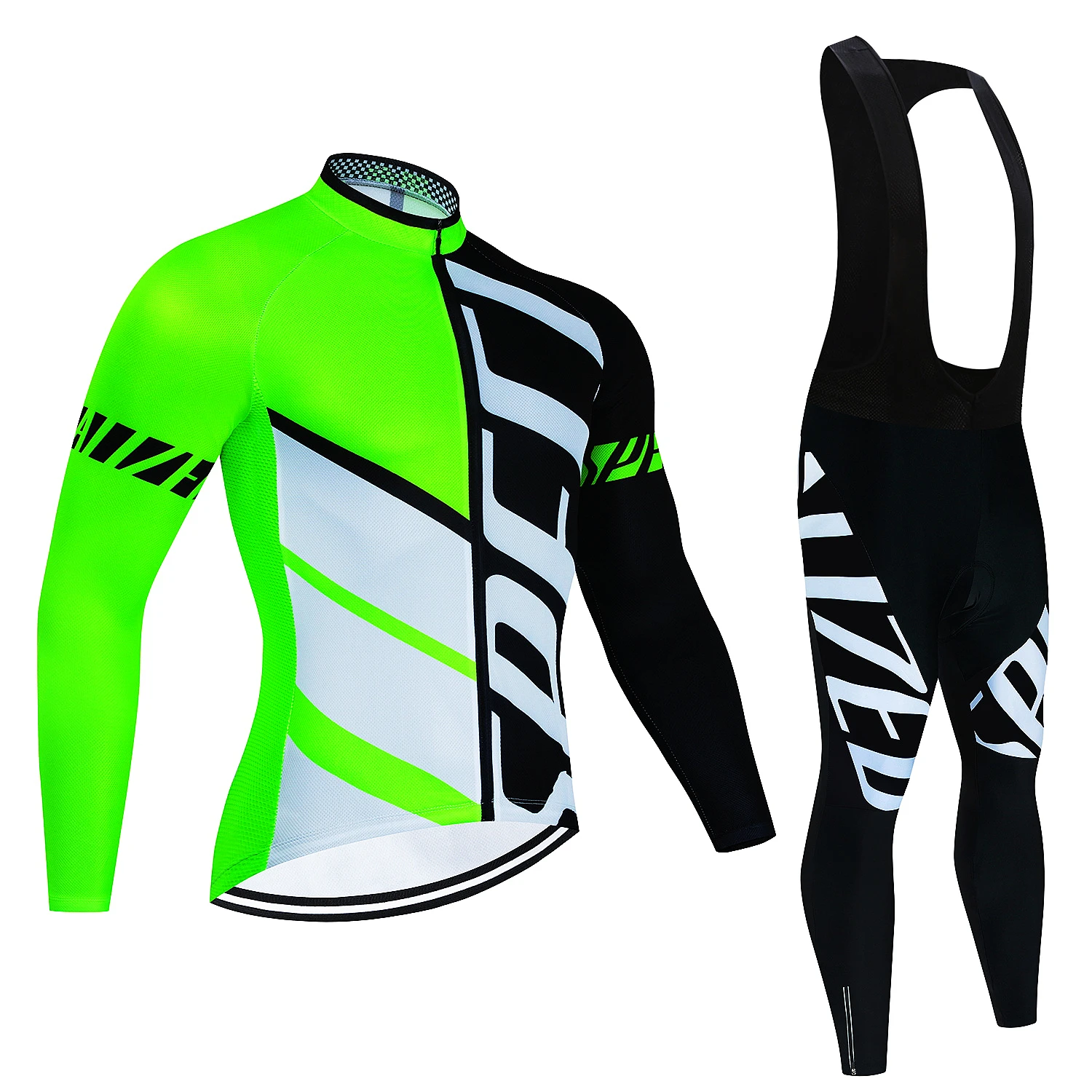 

Autumn 2025 Long Cycling Jersey Set Team Long Sleeve Kit Cycling Clothing Sports breathable Men Road Bike Suit MTB Pants Wear