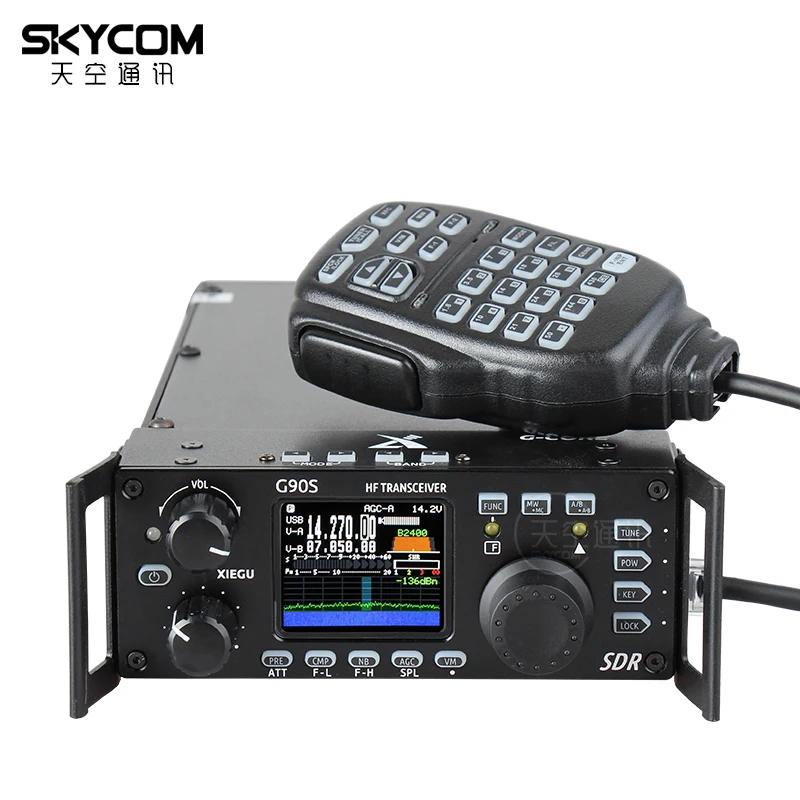 

Xiegu G90S g90s Outdoor Shortwave Radio SDR Transceiver HF SSB/CW/AM/FM 0.5-30MHz SDR Structure Built-in Auto Antenna Tuner