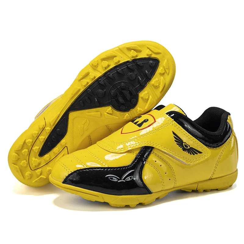 Baseball Shoes Children Men Sneakers New Leather Hook & Loop Outdoor Anti-skid Breathable Training Spikes Softball Shoes