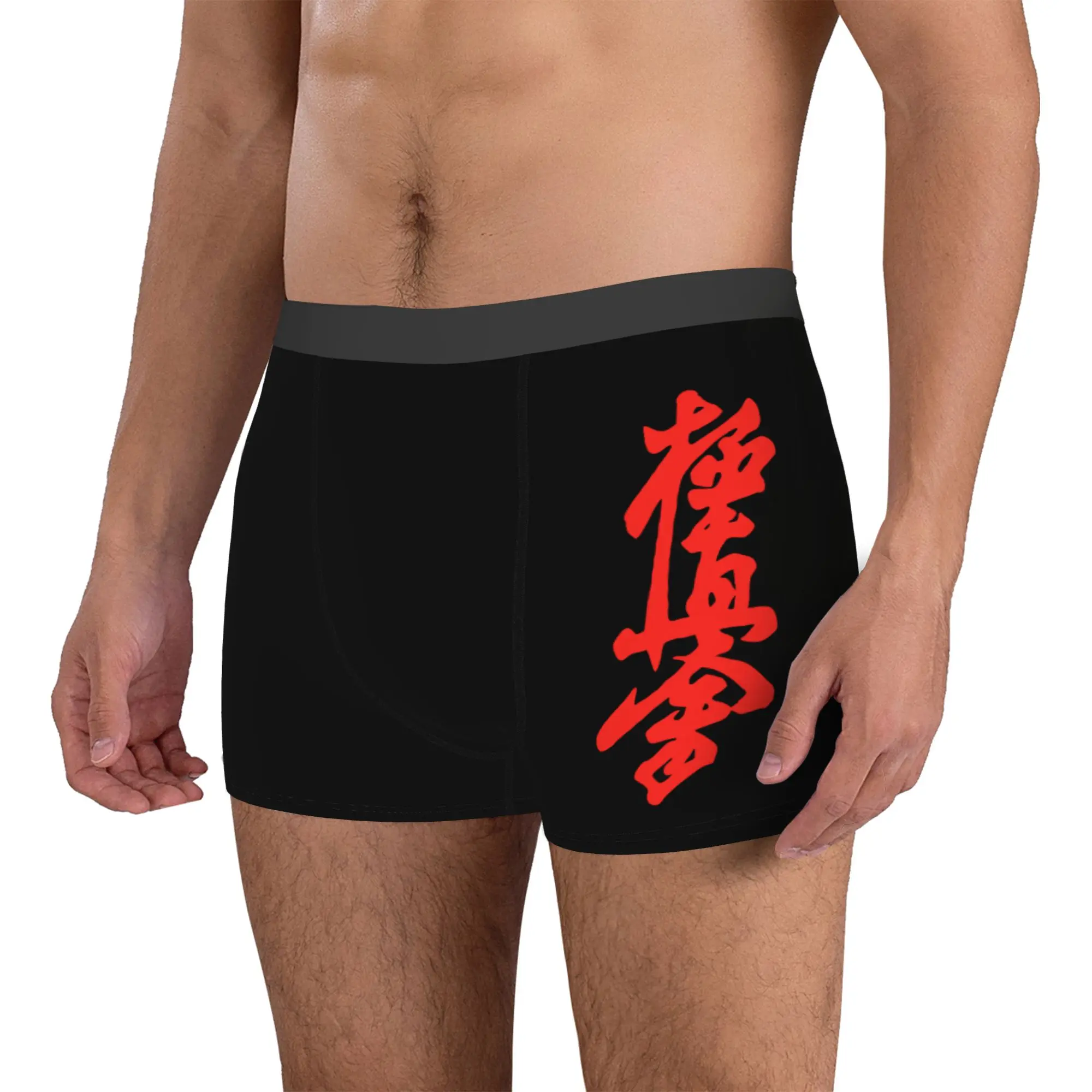 Customized Kyokushi Karate Boxer Shorts For Homme 3D Print Martial Arts Underwear Panties Briefs Soft Underpants