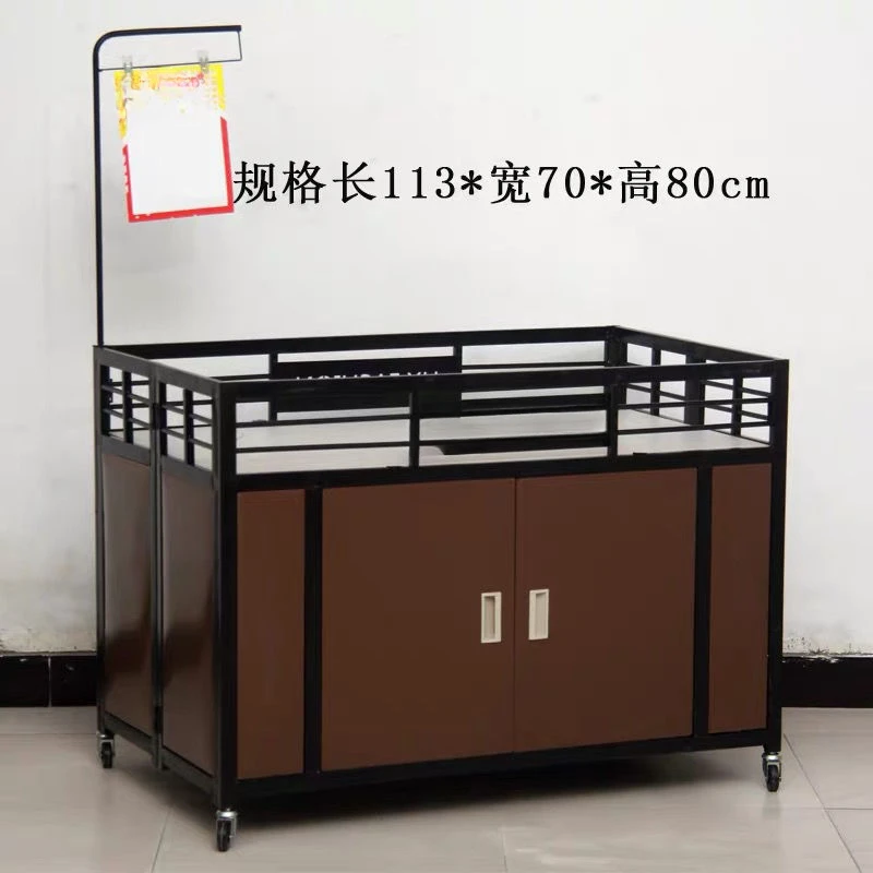 

Supermarket Promotion Car Display Frame Folding Promotion Flower Car Shelf Special Car Dumping Truck Clothing Store Promote