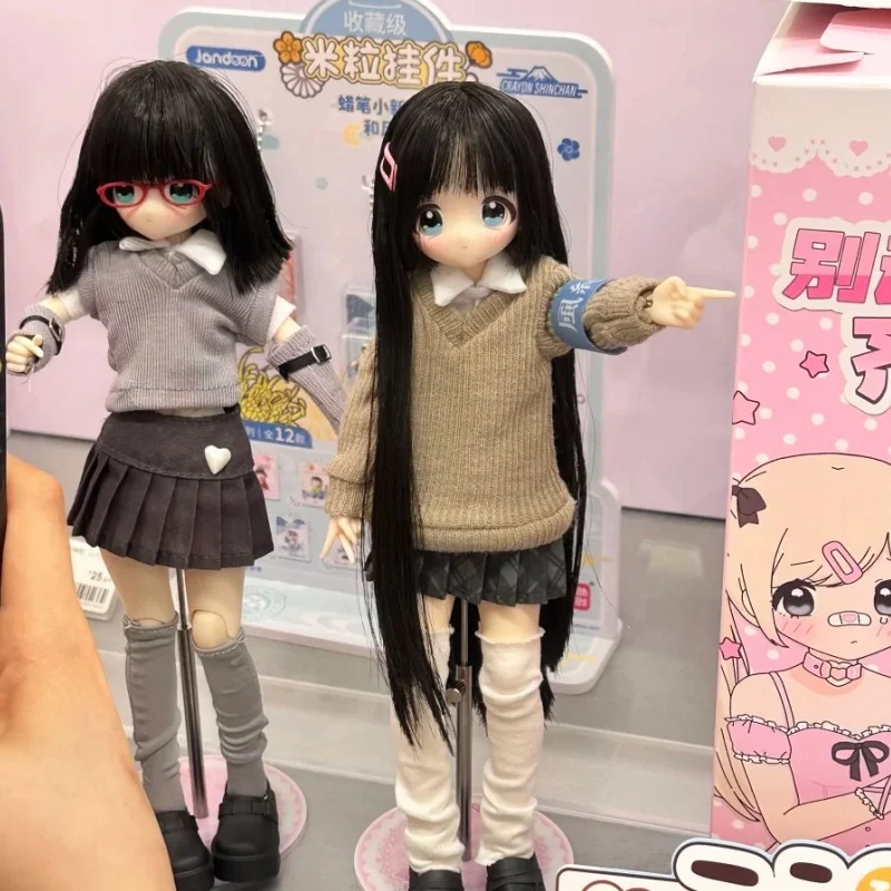 Genuine New Don'T Touch My Bangs Series 1/6 Electronic Pet Mjd Mystery Box Joint Movable Doll With Hair Anime Figures Model Toy view 2