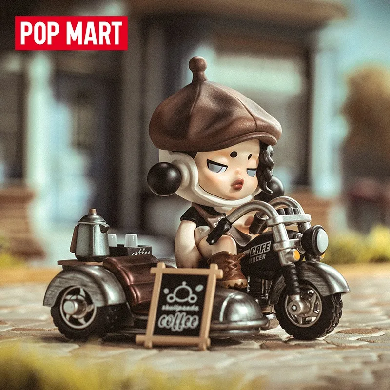 POP MART Skullpanda Laid Back Tomorrow Series Blind Box Toy Kawaii Doll Caja Ciega Action Figure Toys Surprise Model Mystery Box