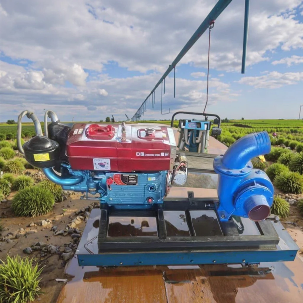 HW OEM Large Agricultural Irrigation Mixed Flow Pump Corrosion Resistant Diesel Engine Mobile Truck Water Injection 4