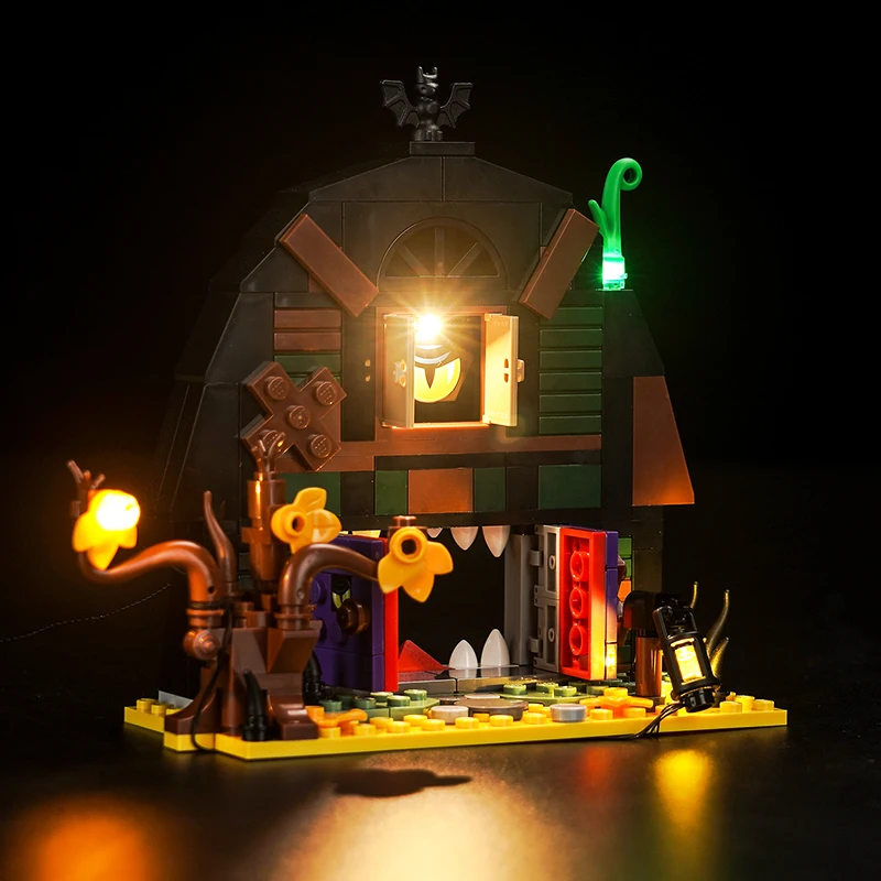 Vonado 5V LED Light 40721 Set Suitable for Halloween Barn Building Blocks Gift (Lighting Accessories Only)