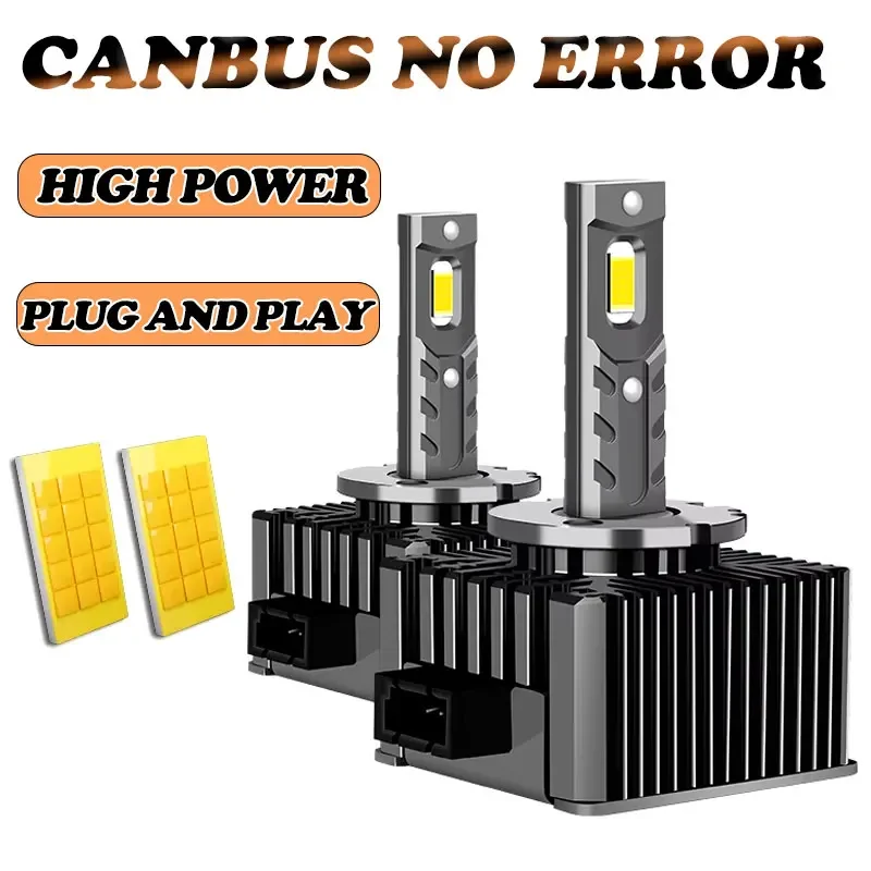 Canbus D1S D3S LED Headlight HID Replace D2S D4S D5S D8S D1R D3R D2R D4R Led Xenon Bulb 1:1 Turbo Led Car Auto Light Headlamp