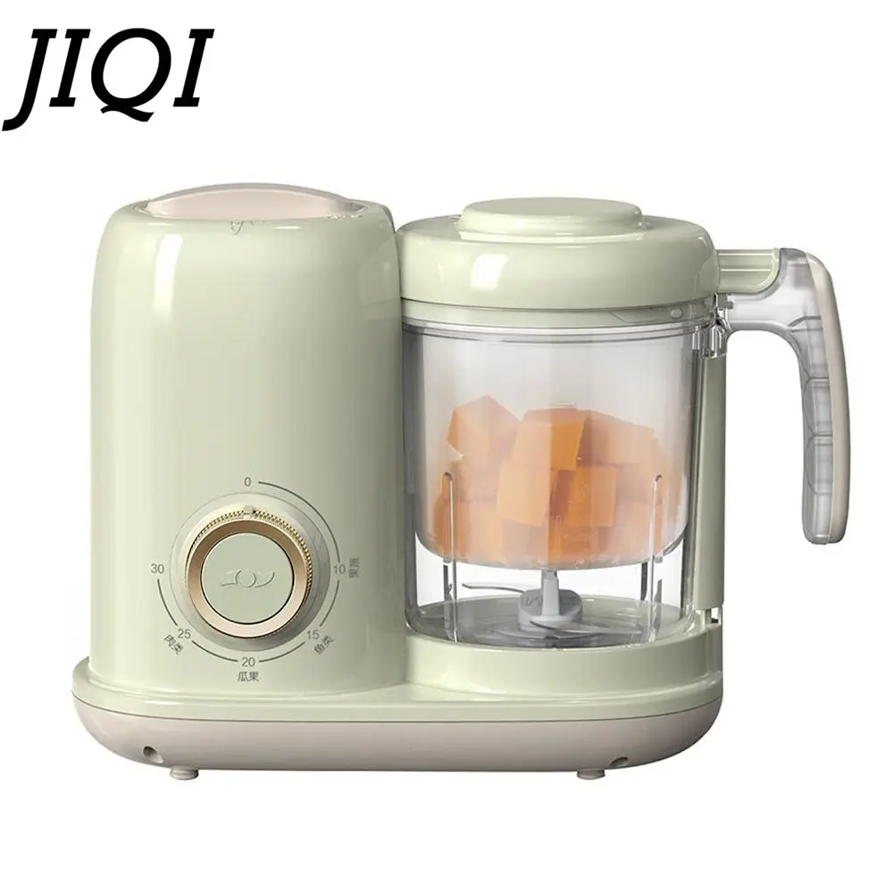 JIQI Food processor Meat grinder Vegetable Stirring Machine Steamer Milkshake Maker Baby Food Supplement Cooking Tool Timing