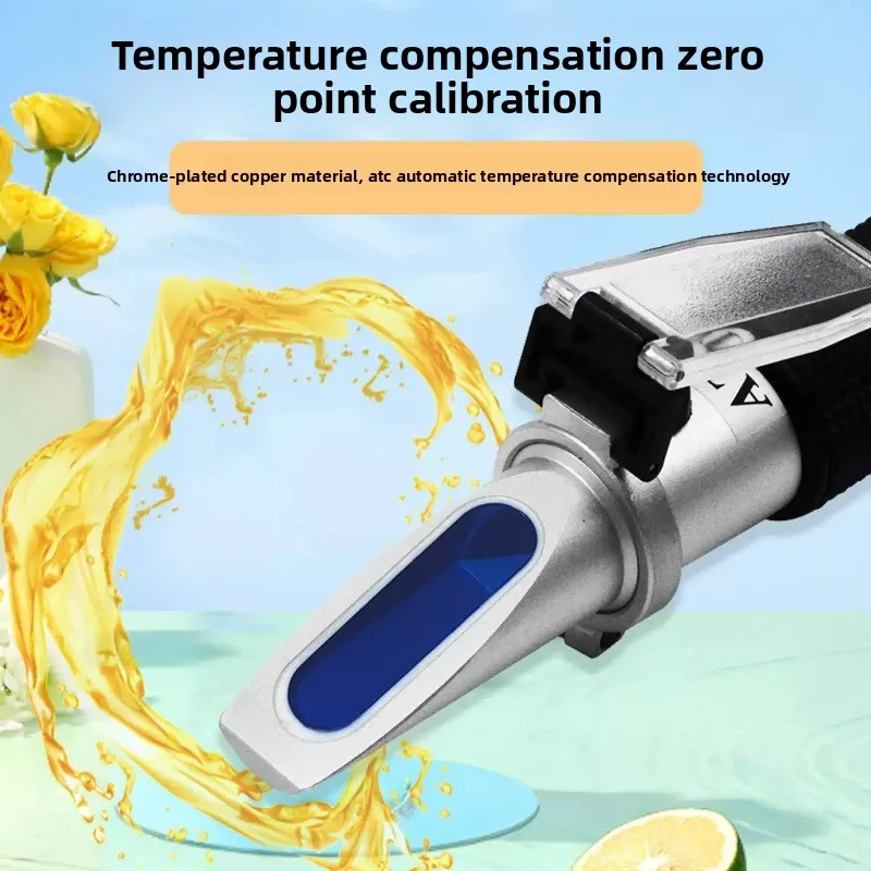 Cutting Fluid Concentration Meter Handheld Refractometer Lubricating Oil Concentration Meter HT119ATC 4