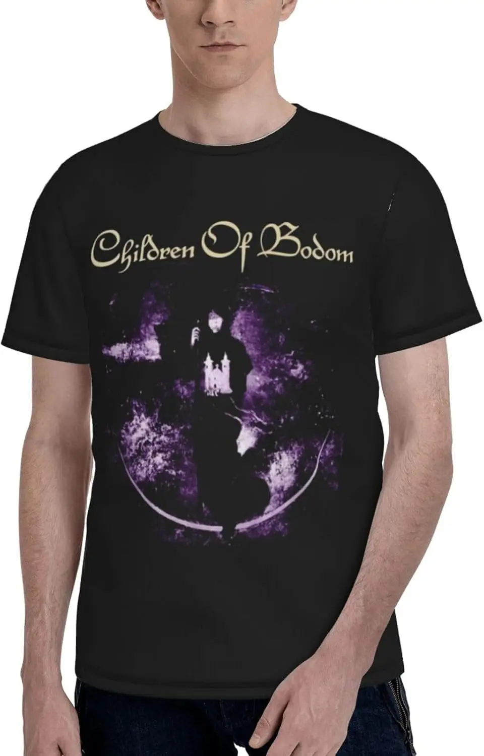 Children Band of Bodom T Shirts Men'S Summer Casual Short Sleeve Tee Printing Crew Neck Shirts