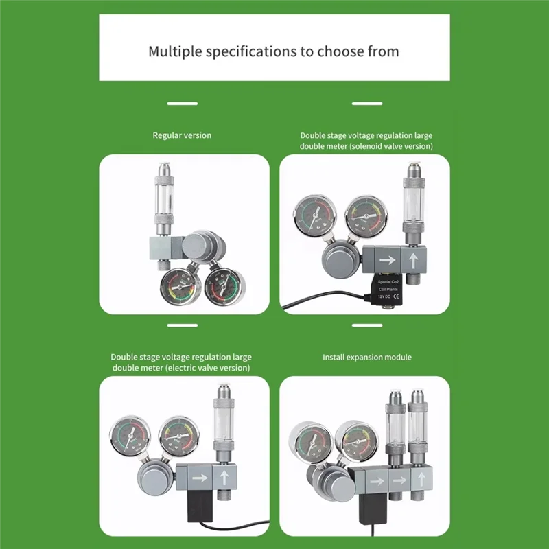 ABDJ-レギュレーター デュアルメーター ソレノイド減圧弁 バルブ クイックプラグ フォームレコーダー USプラグ