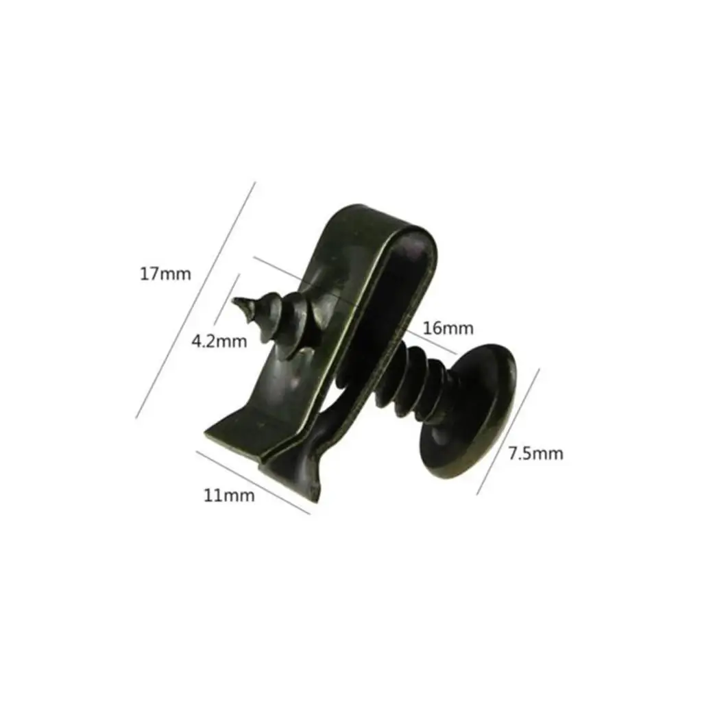 Motorcycle Car Rivets Fastener Clip and Screw Kit Durable Iron for Auto Body Panel Service