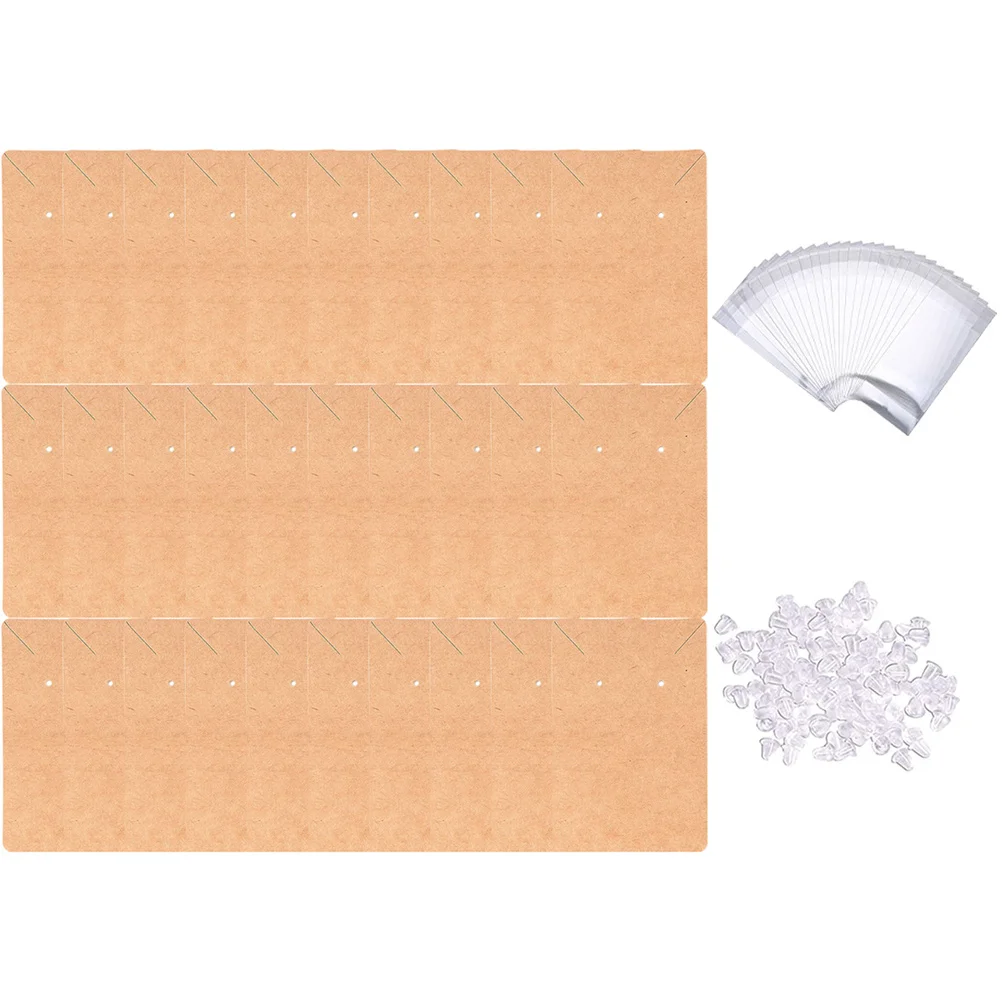 

1Set Earring Display Cards High-End Jewelry Holder Cards for Display Packaging Storage Necklace Earrings Organizer
