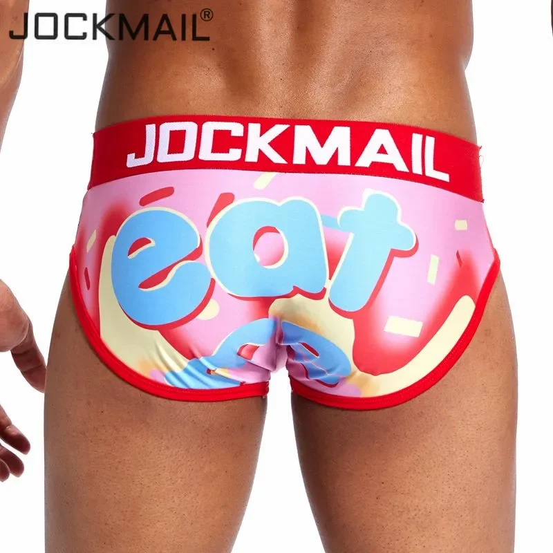 Animal Cartoon Print Men Underwear Nylon Ice Silk Sexy Men Briefs Breathable Slip Cueca Gay Male Panties Underpants Briefs