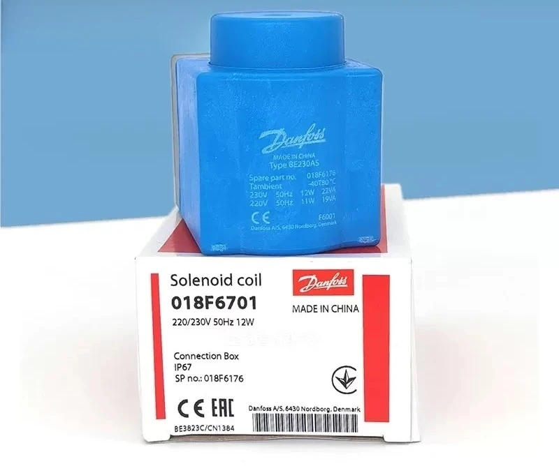 Danfoss solenoid valve coil 018F6701 018F6176 018F6251 018F6702 018F6703 018F6715 018F6710 018F6714 DC/AC various voltage coils
