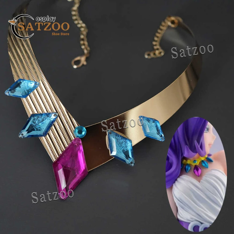 My Little Pony Cosplay Hairpin Anime Cartoon Rarity Kawaii Human Cosplay Hairpin  Necklace  Jewelry Barrette Hair Clip Gift