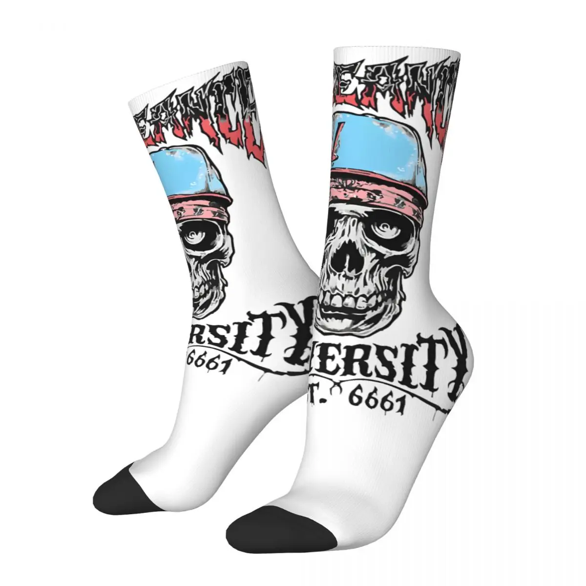 Vintage Impeccable Men's compression Socks Unisex Vengeance Harajuku Seamless Printed Novelty Crew Sock