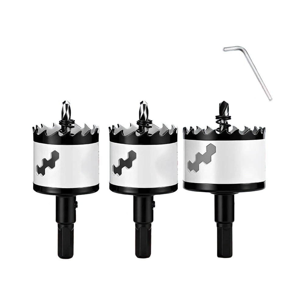Drill Bit Set for Wood Drilling Tasks - 20mm 22mm 25mm 30mm 35mm 40mm 45mm 50mm - Chromium Vanadium Construction