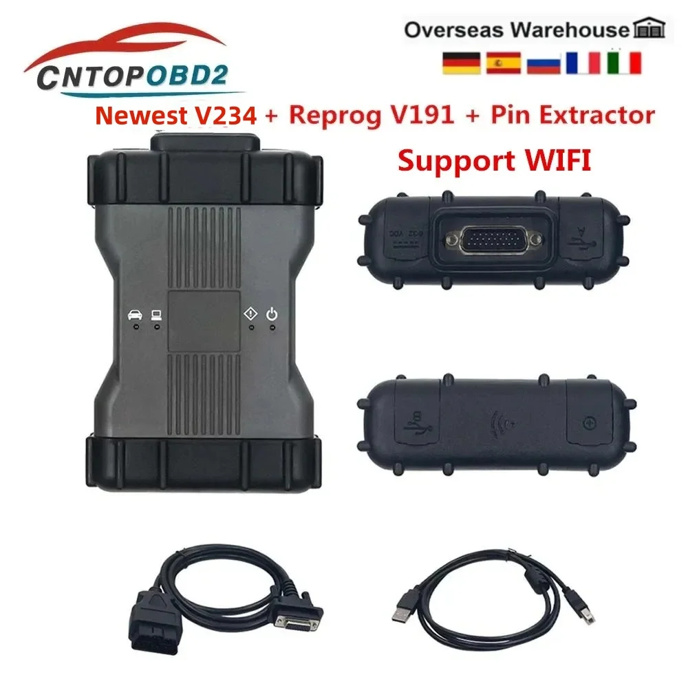 New V236 ForRenaul Can Clip Full Chip WIFI Scanner for Renaul Obd2 Car Diagnostic Programming Tool From 2015-2022 years