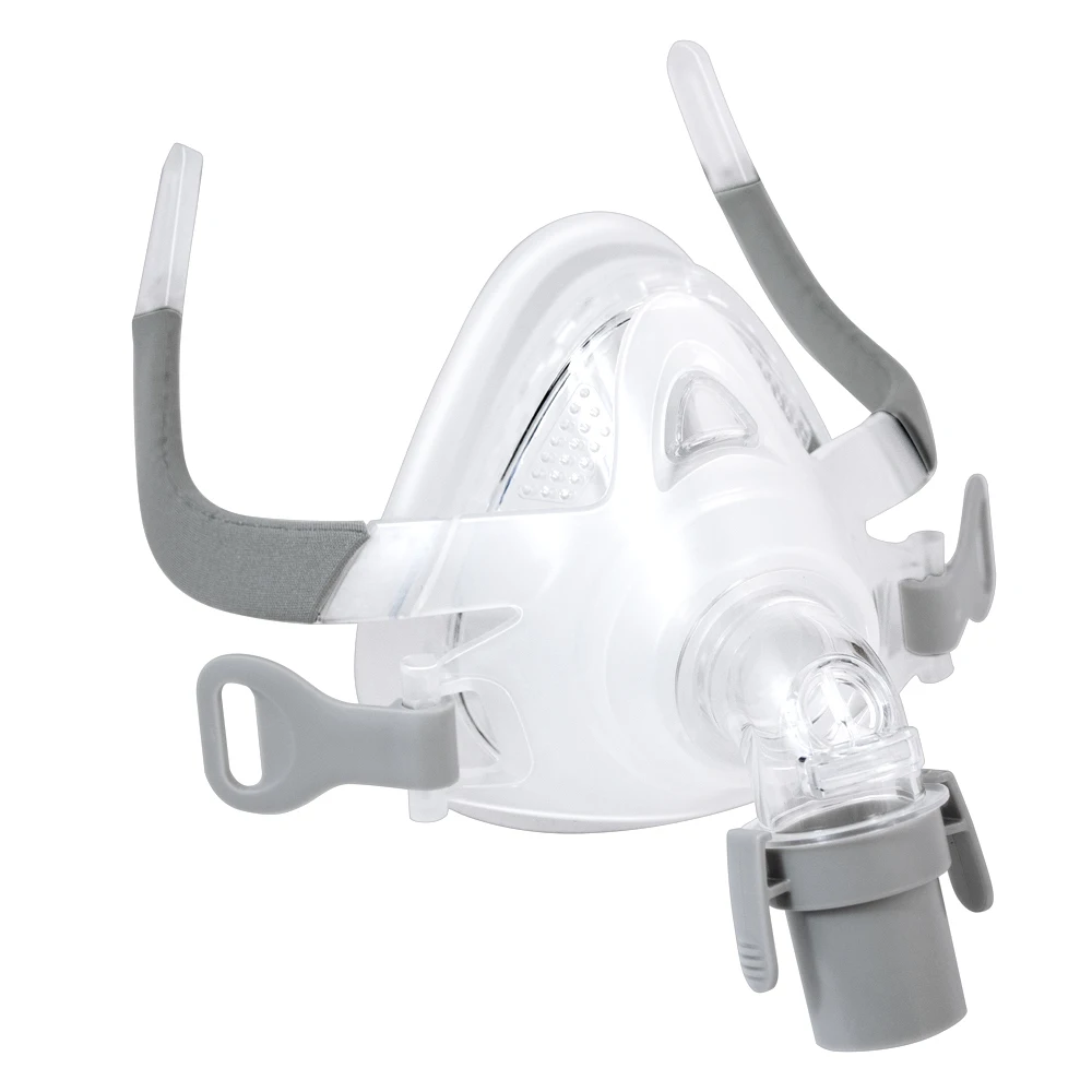 CPAP Mask For Sleep Apnea Anti Snoring Treatment Solution Forehead Frame-free Design With Free Adjustable Soft Headgear