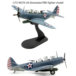 1/72 WLTK US DevastatorTBD fighter model  Alloy finished product collection model