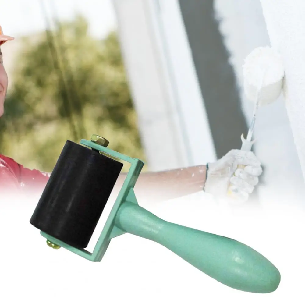 for Printmaking Flat Ink Roller Printing Roller Labor-saving 3.5cm Rubber Smooth Surface Multi-purpose for Printmaking