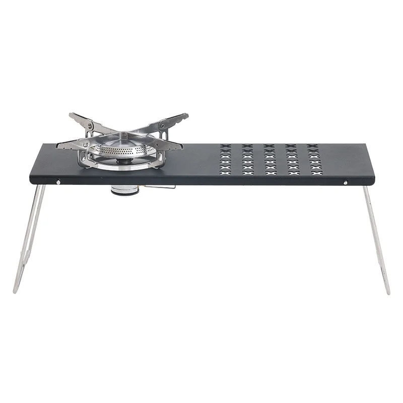 

Outdoor folding desktop stove semi-unit portable camping barbecue tea water heater small household outdoor cooking
