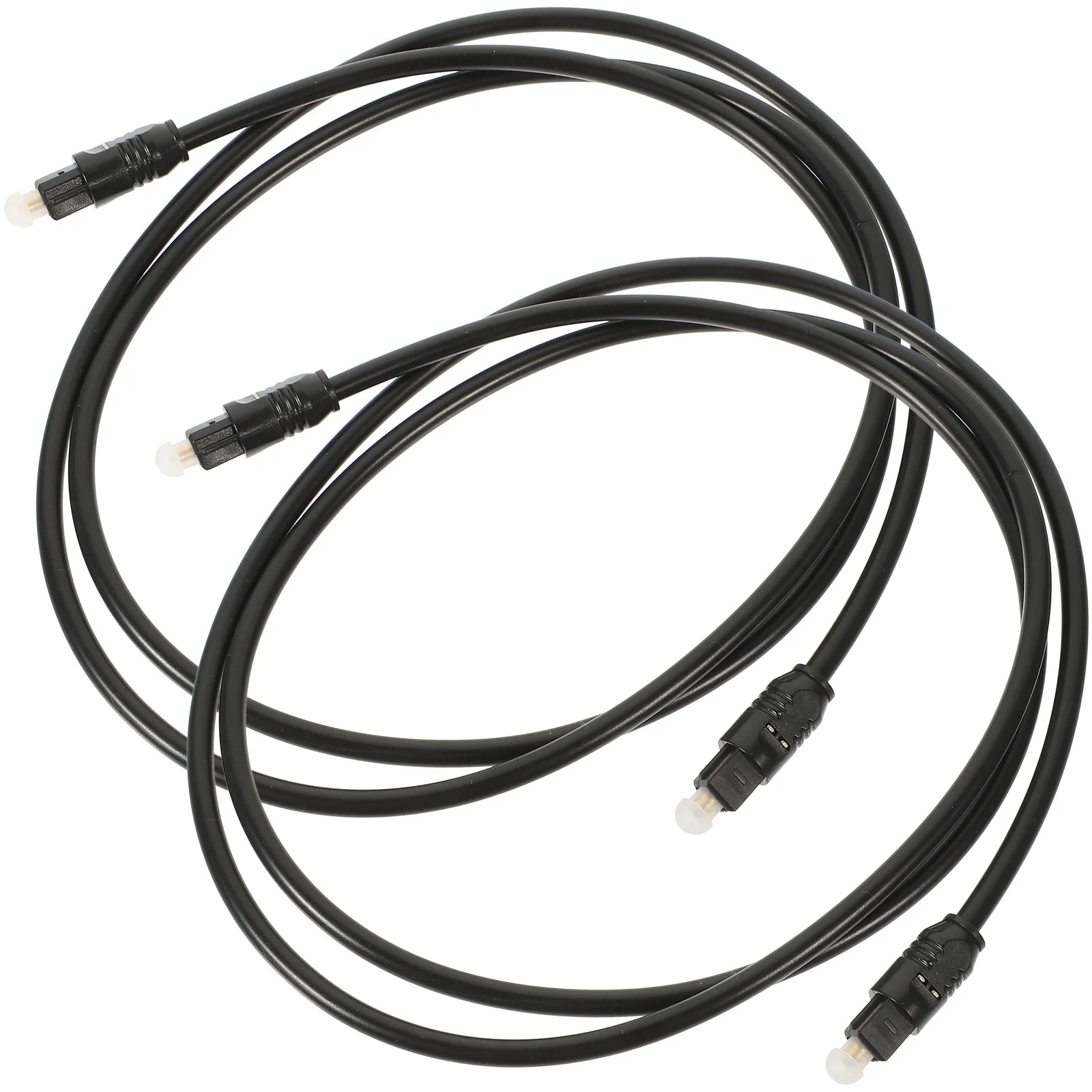 

2Pcs Optical Audio Cable Cord Square Interface Stable Transmission for Sound Bar Audio Equipment