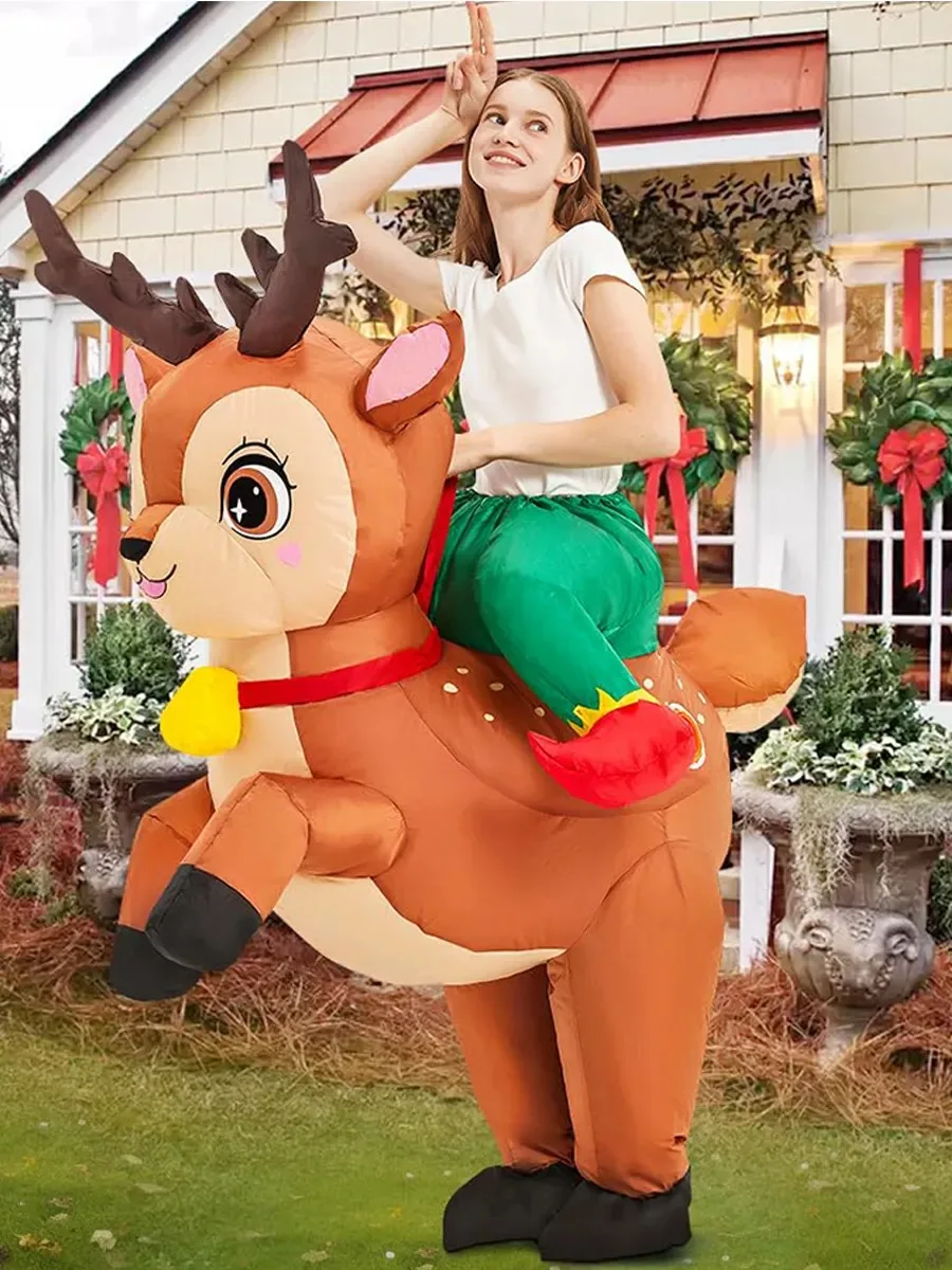 زي موس قابل للنفخ لحفلات الهالوين وحفلات عيد الميلاد والعطلات مناسب لترفيه الكبار وملابس العطلات #2