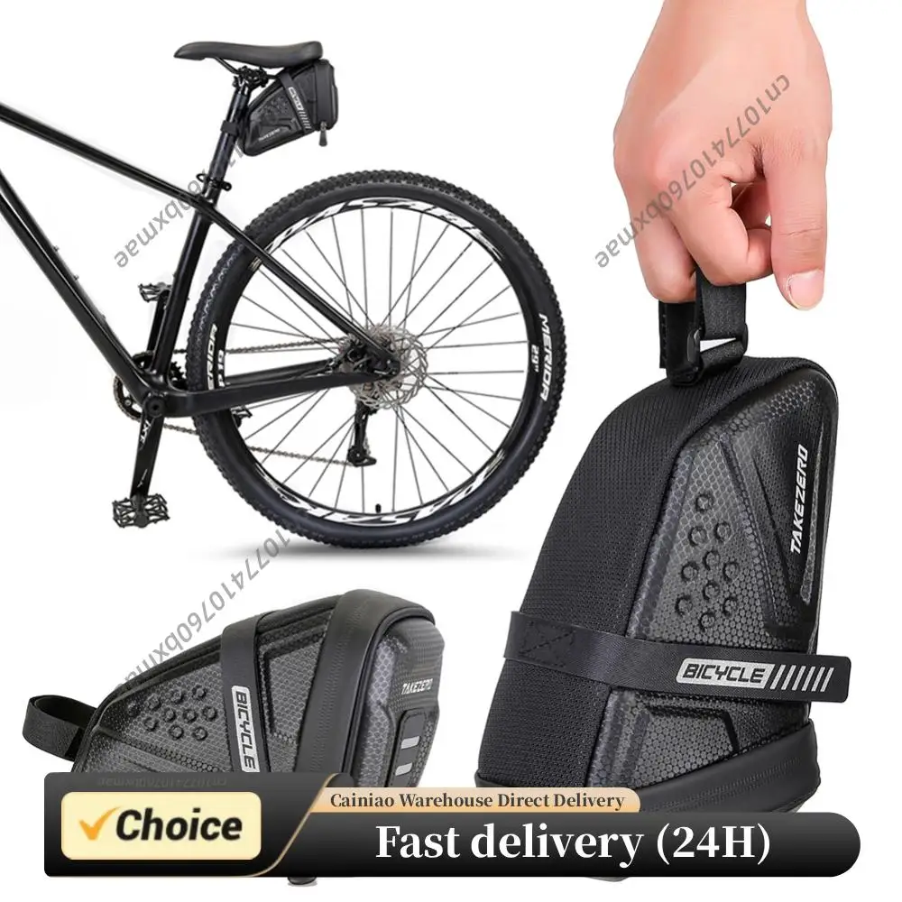 

1/2PC Bicycle Saddle Bag Shockproof Bike Saddle Bag For EVA Hard Shell Refletive Large Capatity 1L/2.5L MTB Bike Bag Accessories