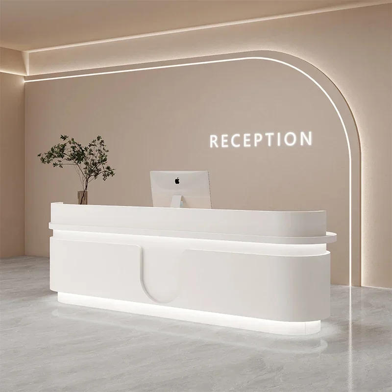 

Beauty salon checkout page Medical beauty clinic front desk Clothing store Yoga studio Paint company reception desk Simple