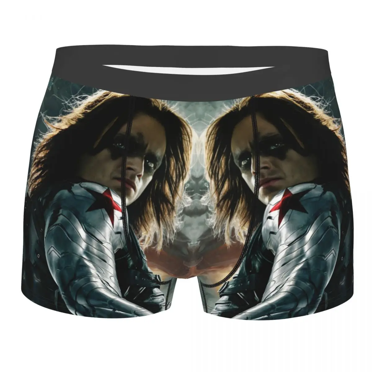 Marvel Captain America The Winter Soldier Winter Soldier Underpants Cotton Panties Male Underwear Print Shorts Boxer Briefs