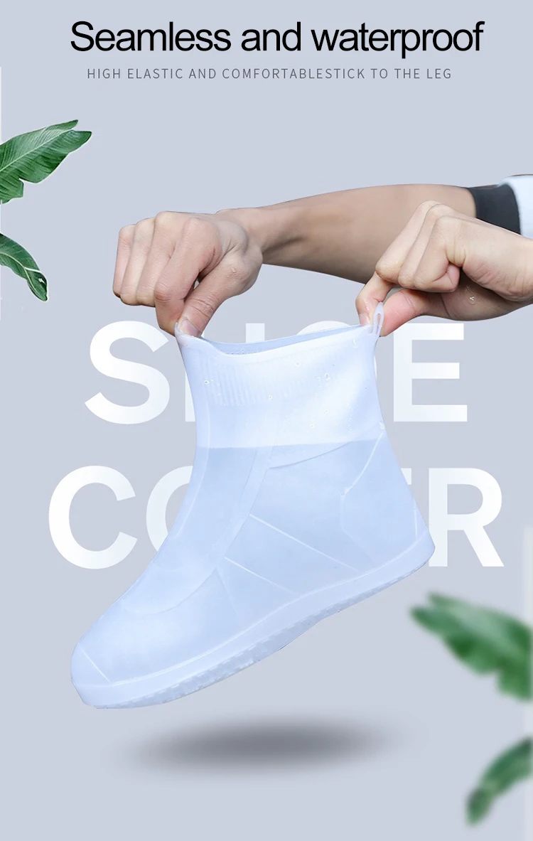 Surchaussures Imperméables Vélo - Couvre-Chaussures Pluie Avec Bandes Réfléchissantes - Taille XL - 10