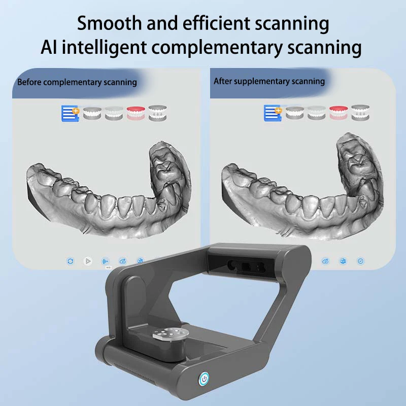 Biurkowy skaner dentystyczny Skaner wewnątrzustny z obrazowaniem 3D Cyfrowe automatyczne laboratorium skanujące