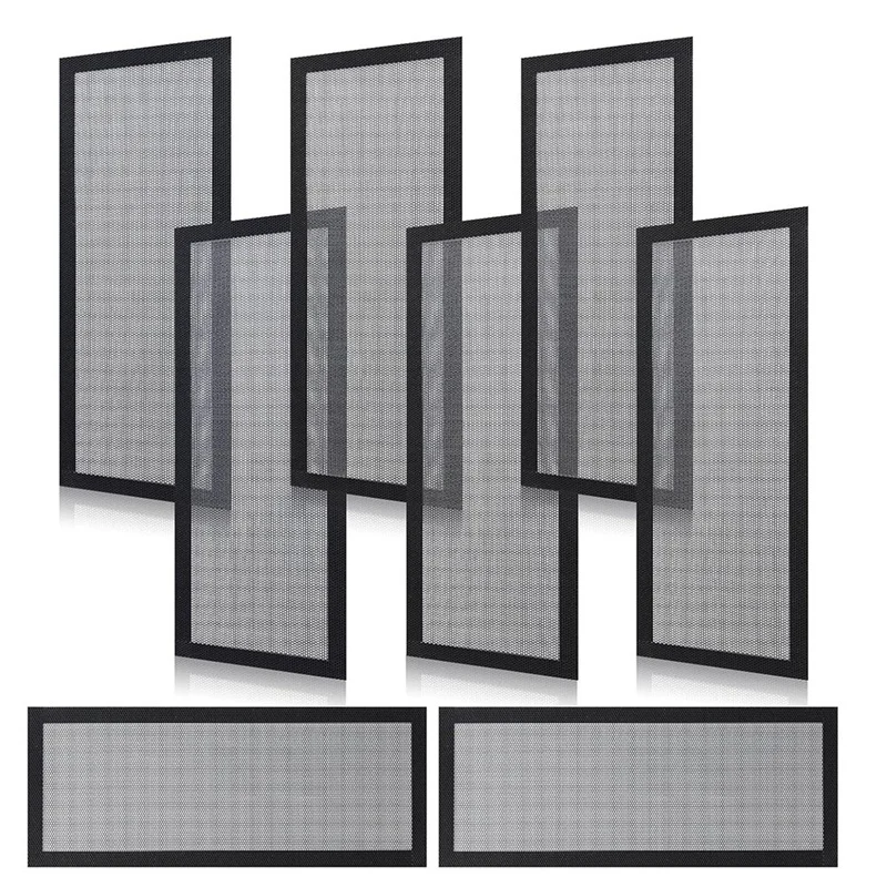 Hot 8Pcs 12X5.5 Inch Magnetic Vent Covers,Air Register Mesh Covers For Ceilings Floors Walls Catch Debris Hair Dust