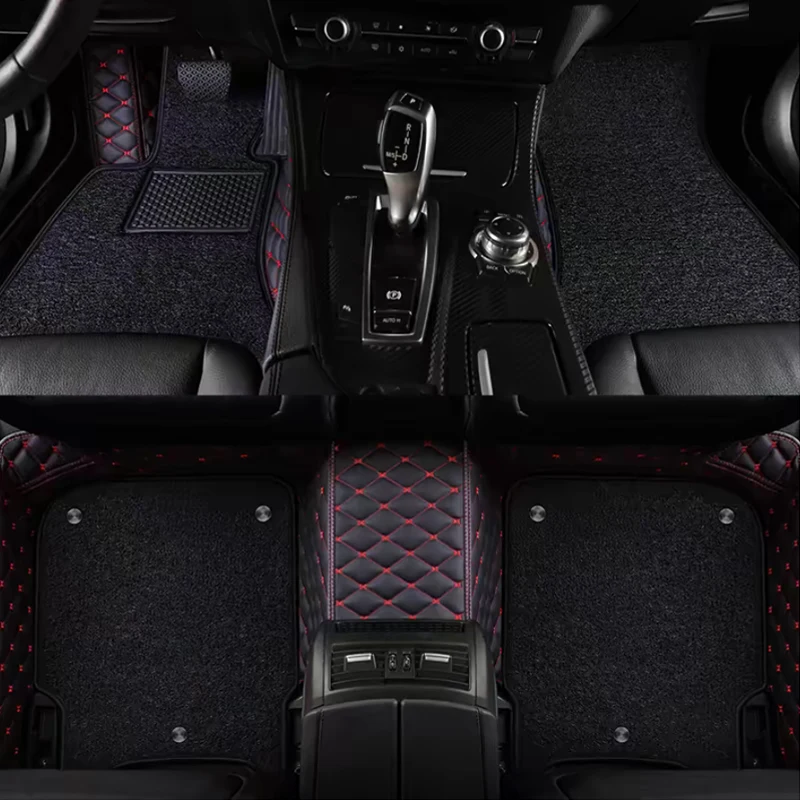 

Custom Double Layer Car Floor Mats Fit for Porsche 987 Boxster Cayman 2005 2006 2007 2008 2009 2010 2011 2012 Auto Foot Carpet