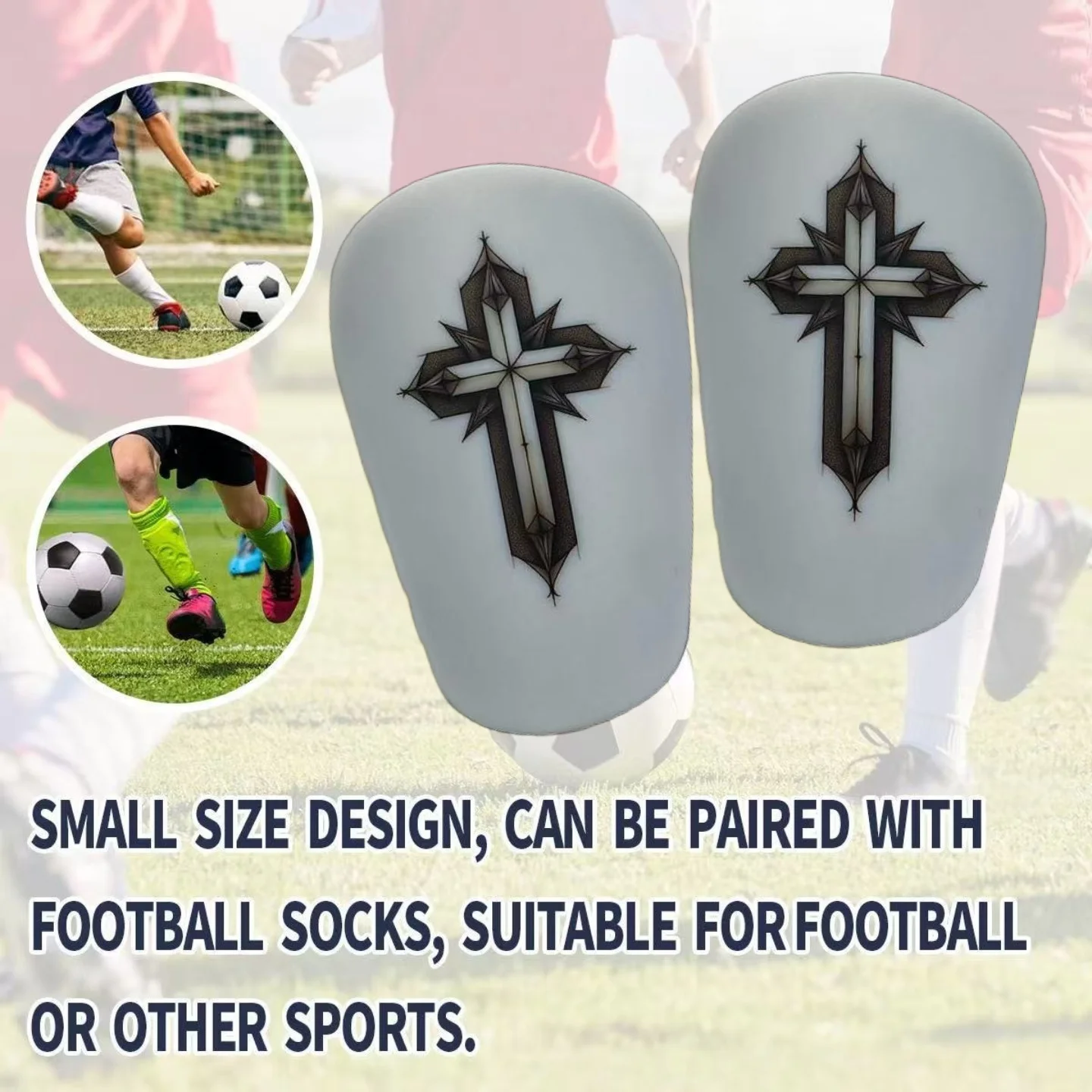 [Professional Shin Guards] Lightweight Professional Soccer Training Shin Guards, 1 Pair | Impact Reduction Buffer Protective