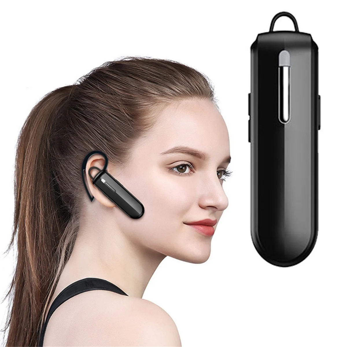 POP-lHook タイプ トランシーバー ヘッドセット 500 平方フィート エリア使用 ミニマシン ホテル ホテル 民間